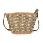 Sac raphia chic – Touches colorées