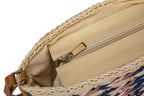 Sac raphia chic – Touches colorées