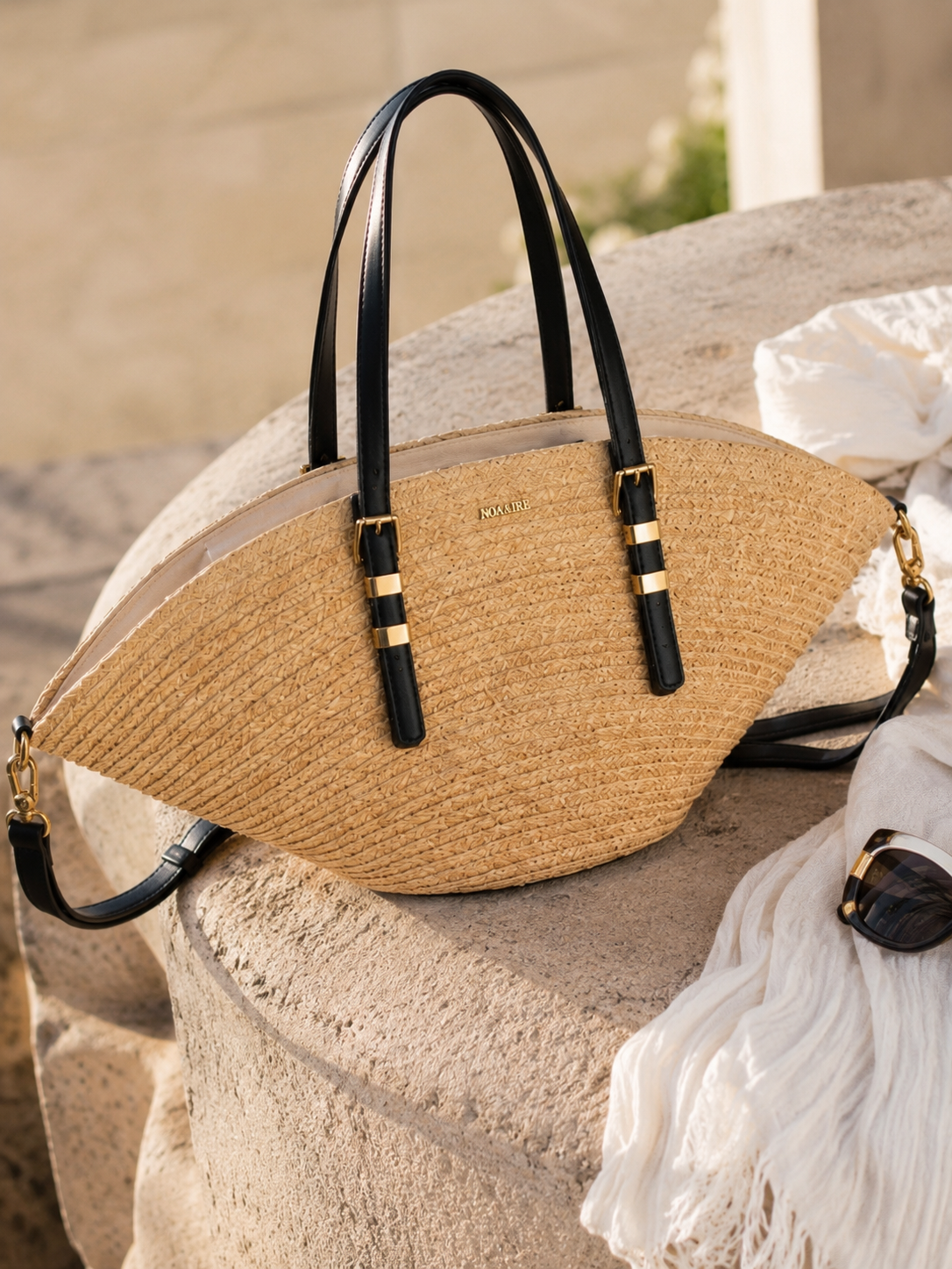 Sac Marbella en Raffia
