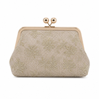 Pouchette dorée brodé
