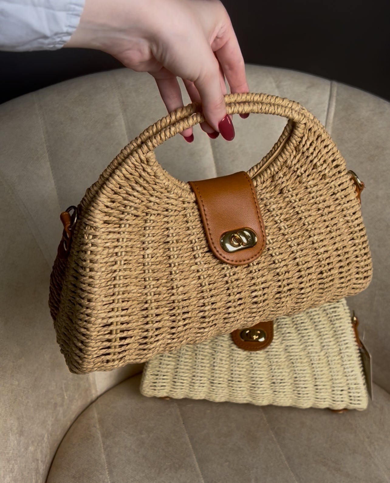 Sac à main tressé Sofia