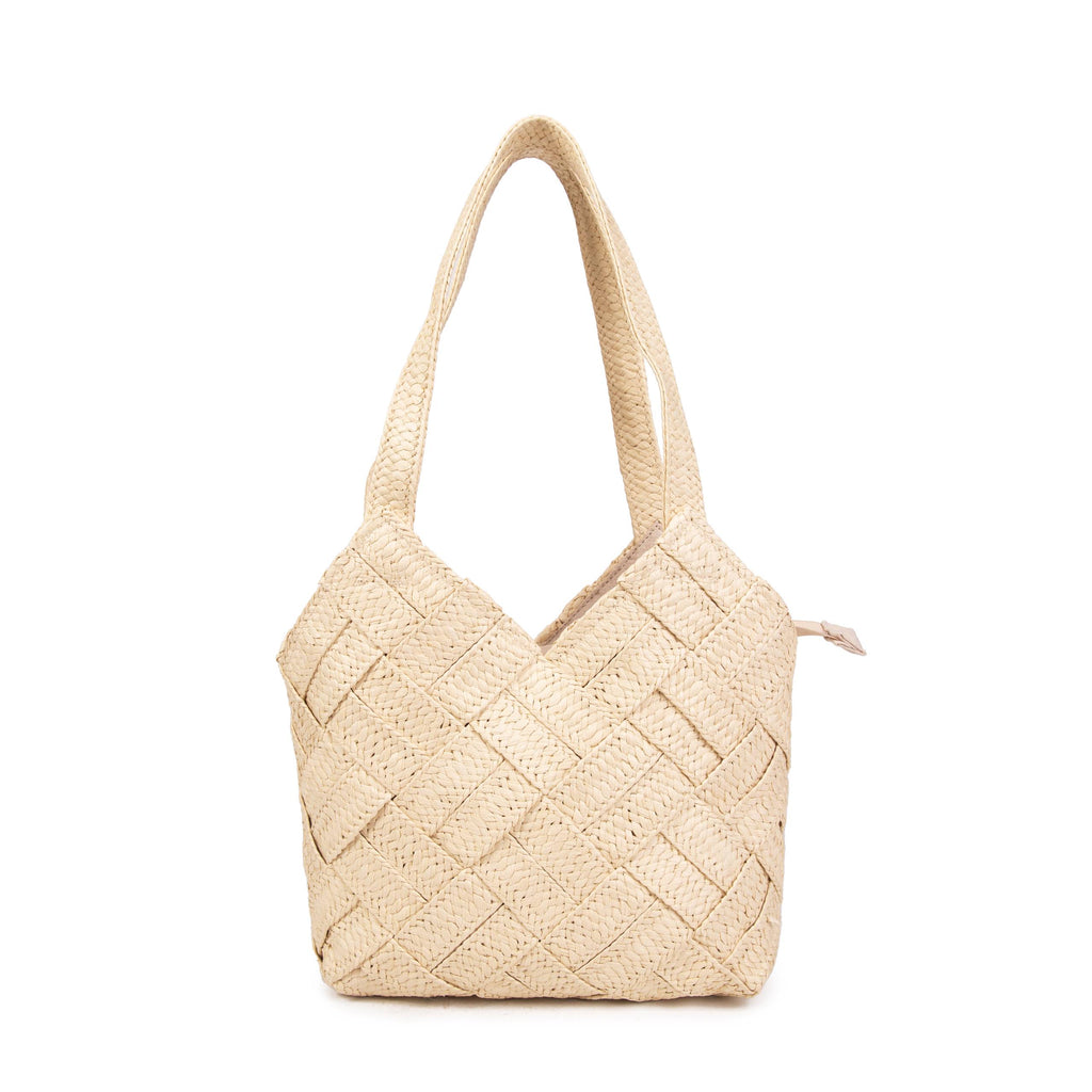 Sac Palma en Raphia Tressé